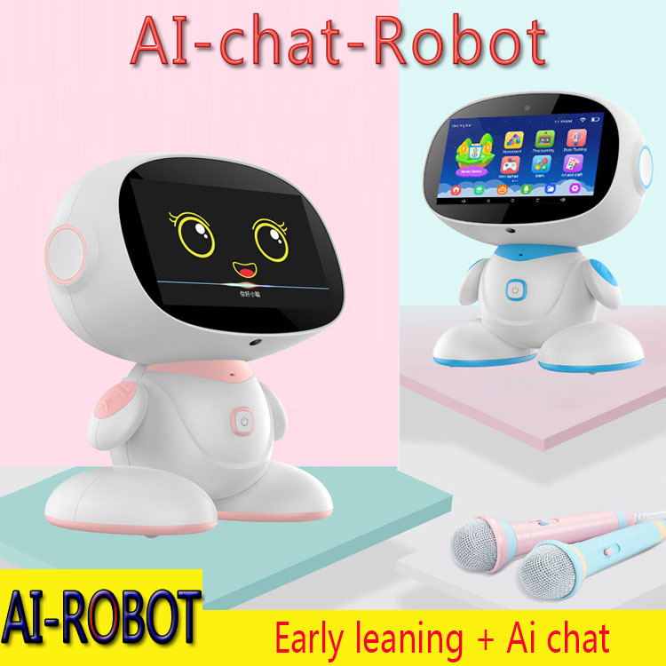 Kids Educational Device - Früherziehung für Kinder, KI-Roboter, A3-Dialog, mehrsprachig,