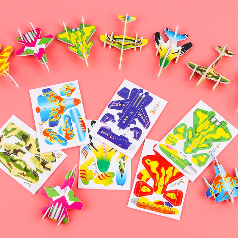 Educational Cartoon For Kids - 10 stücke Kreative Nette Papier Flugzeug