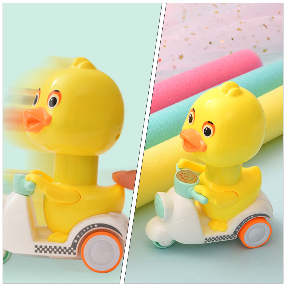 Educational Cartoon For Kids - 3 Stück Kleine Gelbe Enten-Drückfahrzeuge mit