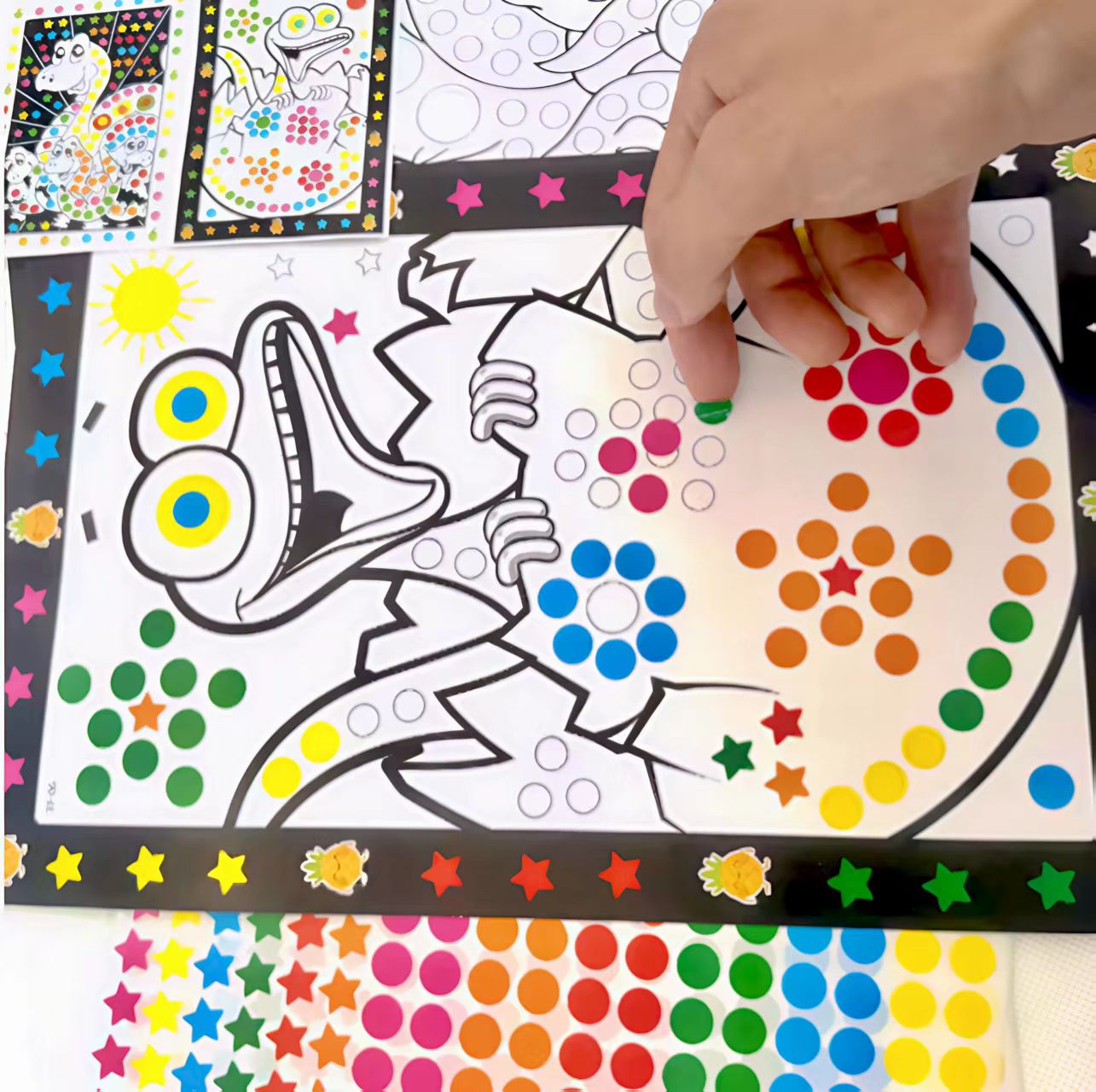 Happy Kids Education - 6/10 Blätter/Lot Nette Cartoon Tier Zeichnung