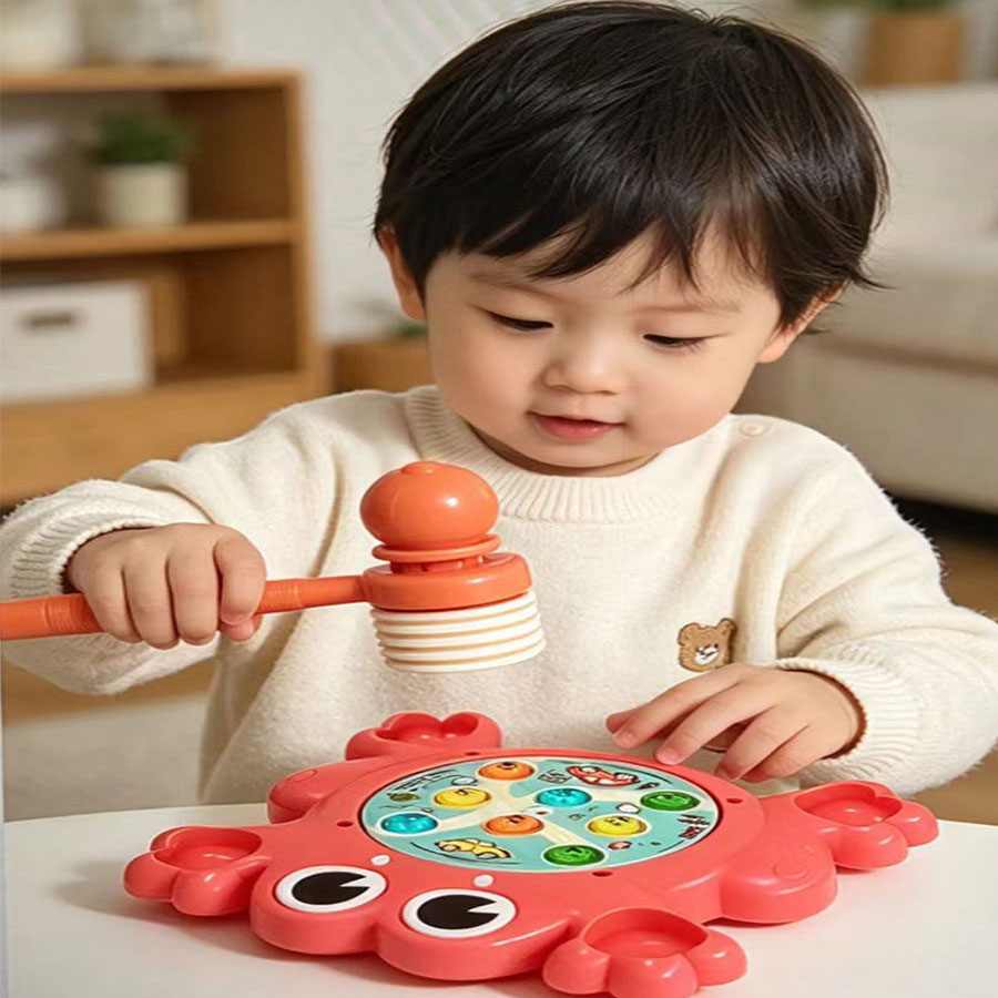 Happy Kids Education - Happy Frog Whack A Mole-Spiel für