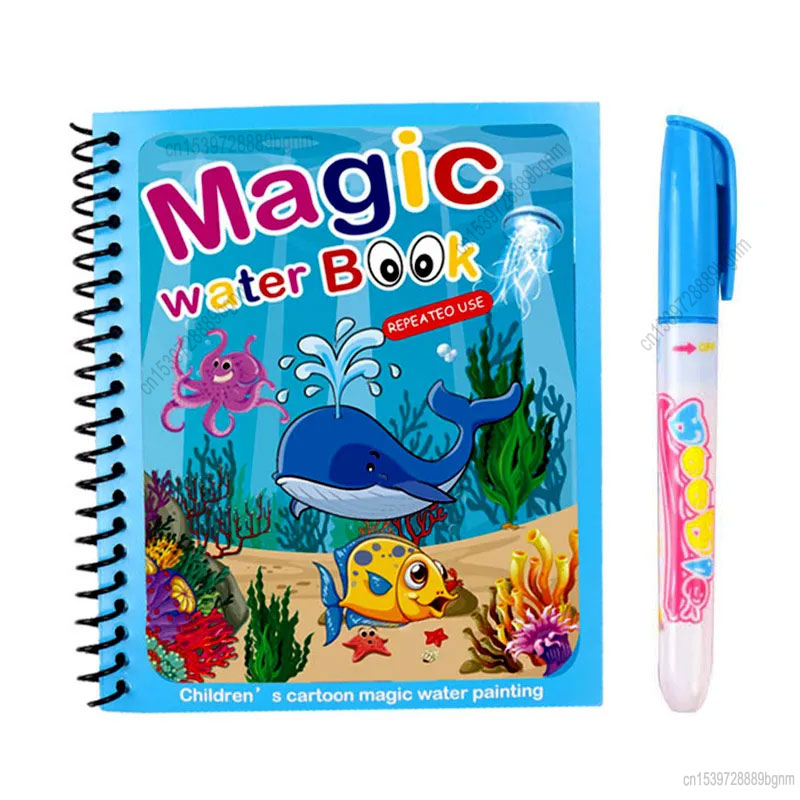 Educational Cartoon For Kids - Cartoon Magie Wasser Malerei Malbuch Mit