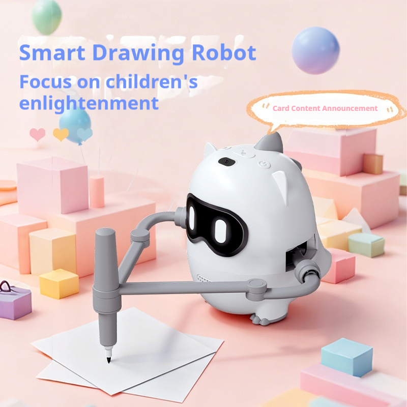 Kids Education In Us - Generischer intelligenter Dinosaurier-Zeichenroboter, intelligentes Früherziehungsspielzeug mit