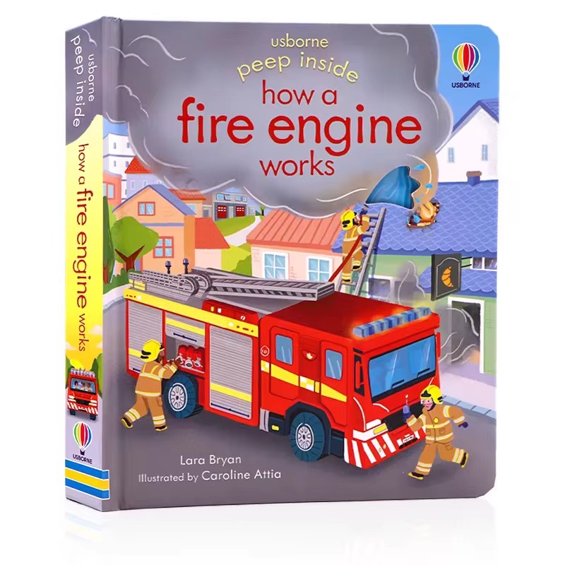Usborne Peep Inside How A Fire – Kids Education In Us Bewertung und Preis