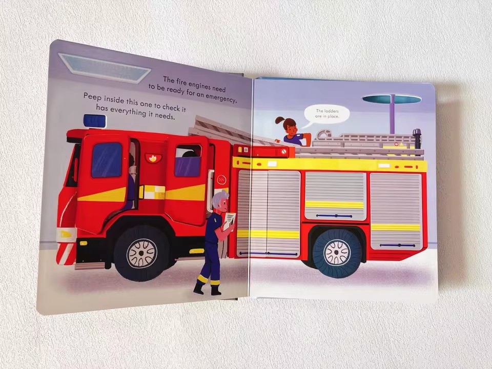 Usborne Peep Inside How A Fire – Kids Education In Us Bewertung und Preis