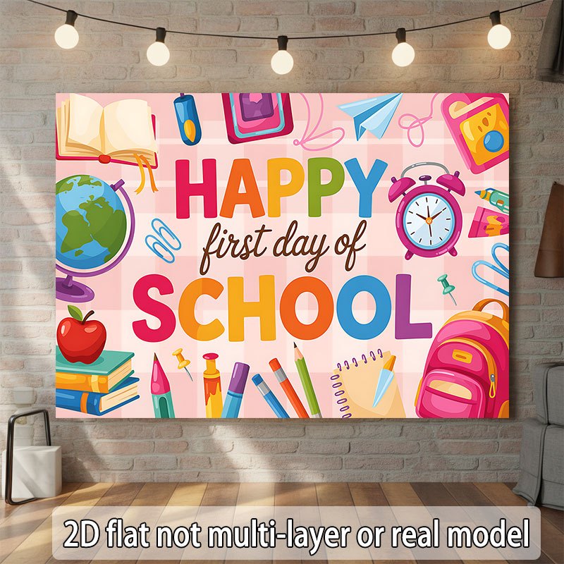 Wandteppich „Zurück zur Schule – Happy Kids Education Bewertung und Preis