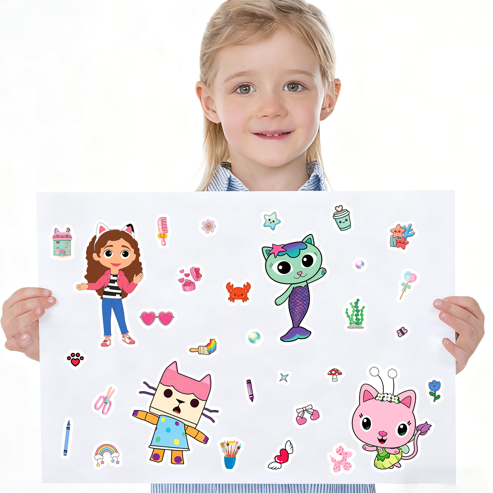 8/16 Blätter Gabby's Dollhouse – Educational Cartoon For Kids Bewertung und Preis