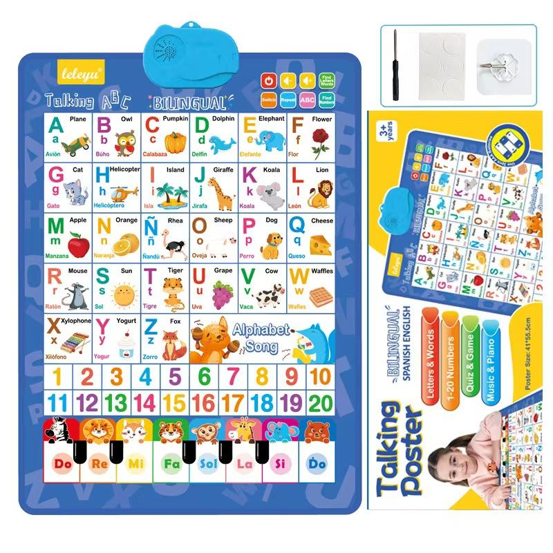 Interaktives Englisch-Spanisch – Kids Educational Posters Bewertung und Preis