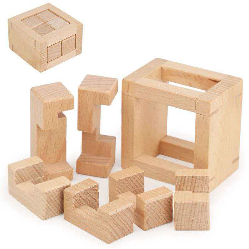 YueYu II Holzpuzzle zum Auflös – Brain Teaser Cube Bewertung und Preis