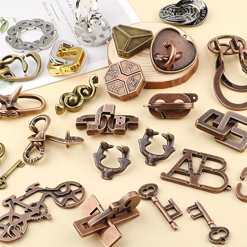 Magische Metall-Gehirnteaser-P – Brain Teaser Cube Bewertung und Preis
