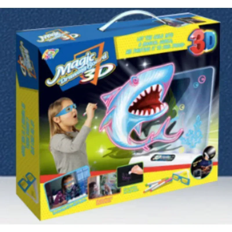 3D Magic Drawing Board LED Glo – Kids Education Foundation Bewertung und Preis