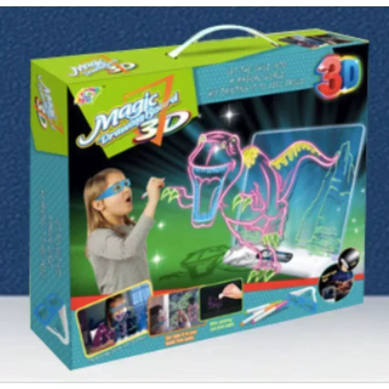 3D Magic Drawing Board LED Glo – Kids Education Foundation Bewertung und Preis