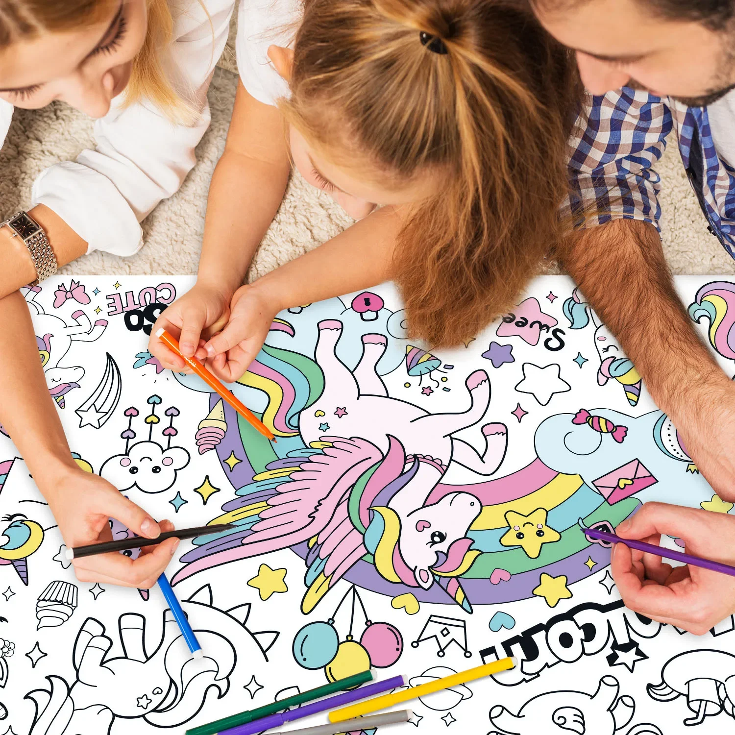 Neue Einhorn-Malbücher für Kin – Kids Educational Posters Bewertung und Preis