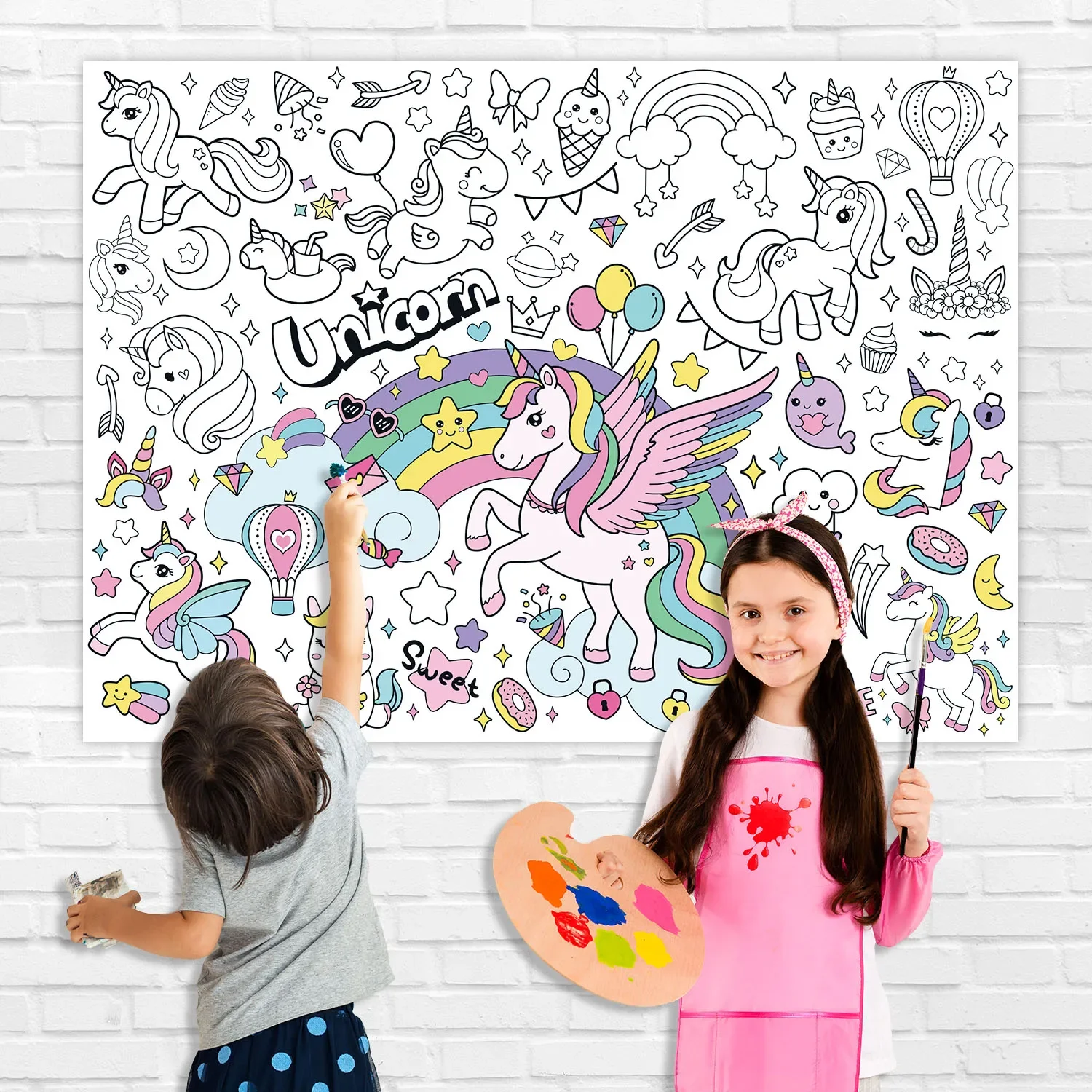Neue Einhorn-Malbücher für Kin – Kids Educational Posters Bewertung und Preis