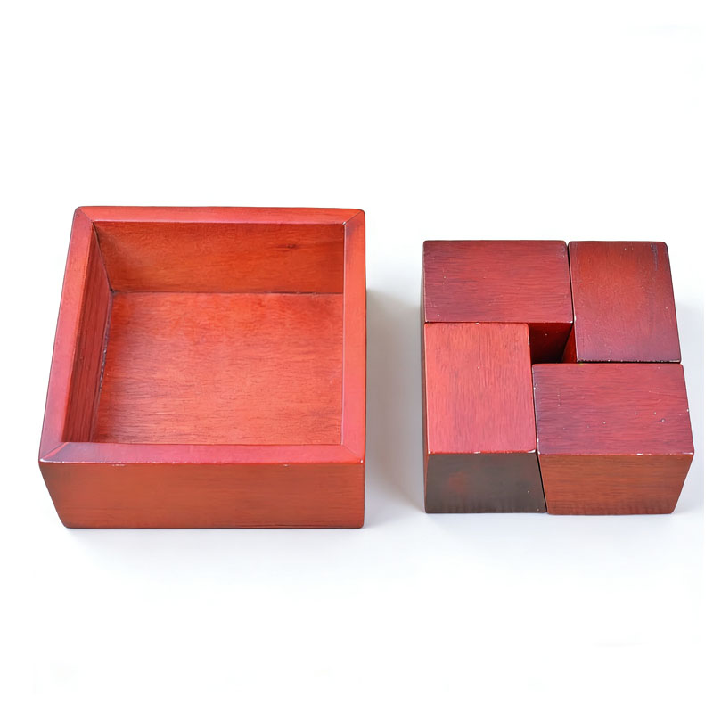 Unmögliches Holz-Gehirnteaser- – Brain Teaser Cube Bewertung und Preis