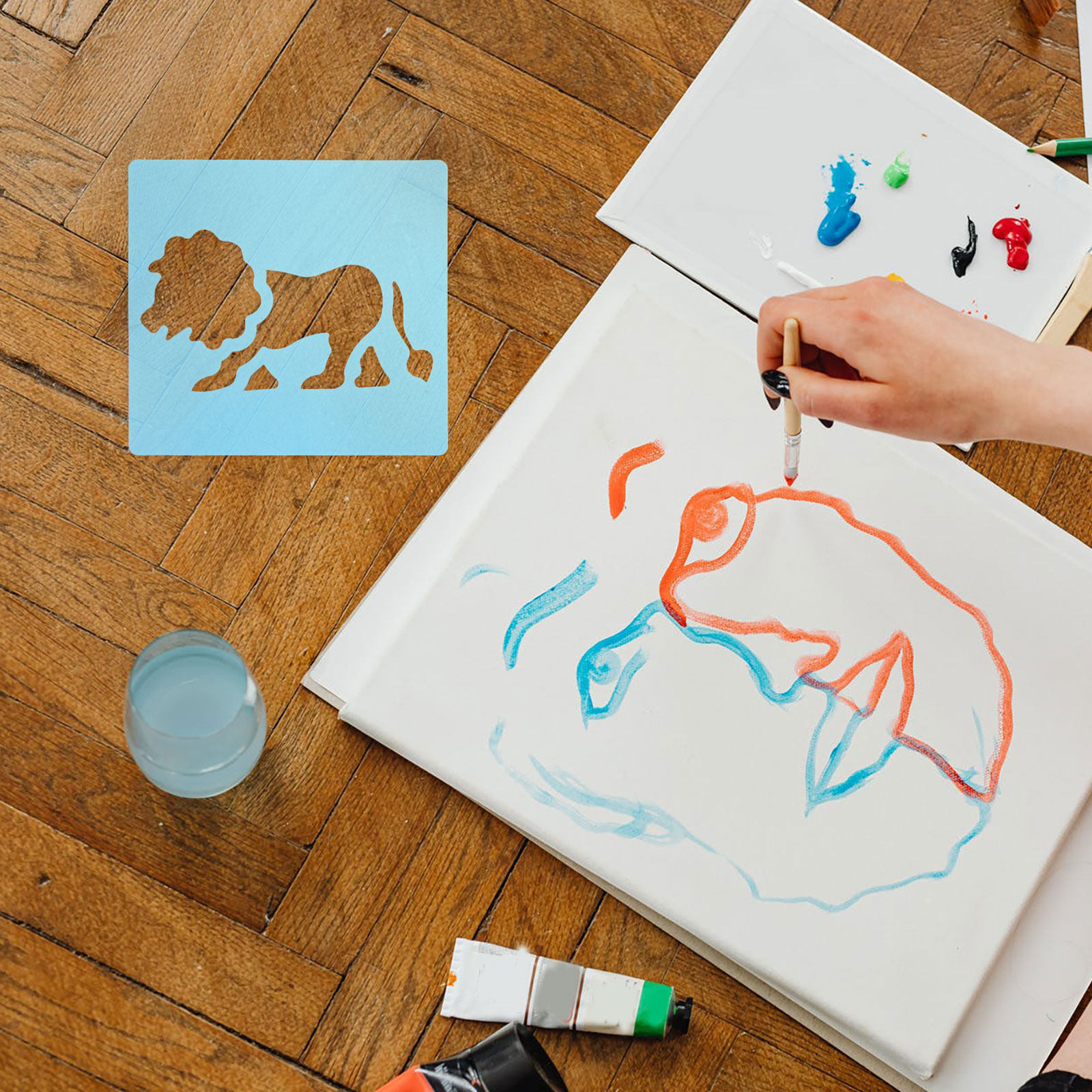 12 Stück Kunststoff-Zeichensch – Kids Education Wallpaper Bewertung und Preis