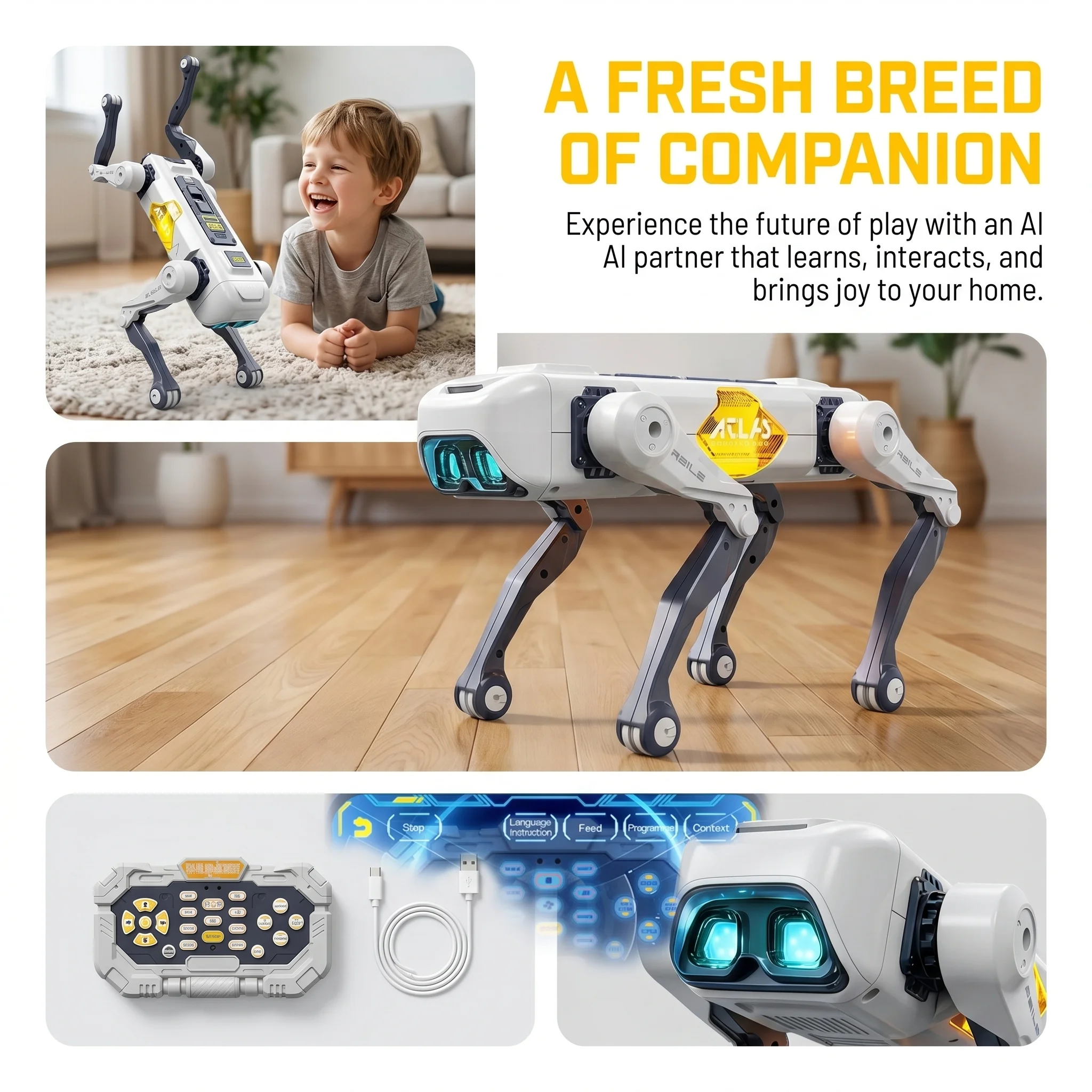 KI-Smart-Roboterhund, Sprach-  – Kids Educational Device Bewertung und Preis