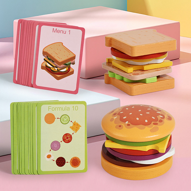 【HAPPY】Hölzernes Hamburger-San – Happy Kids Education Bewertung und Preis