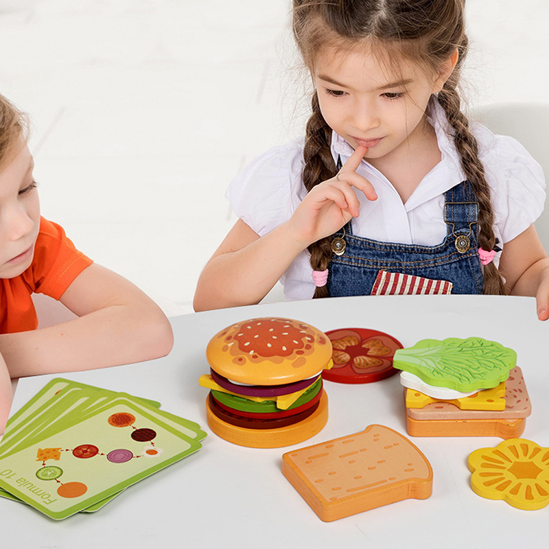 【HAPPY】Hölzernes Hamburger-San – Happy Kids Education Bewertung und Preis