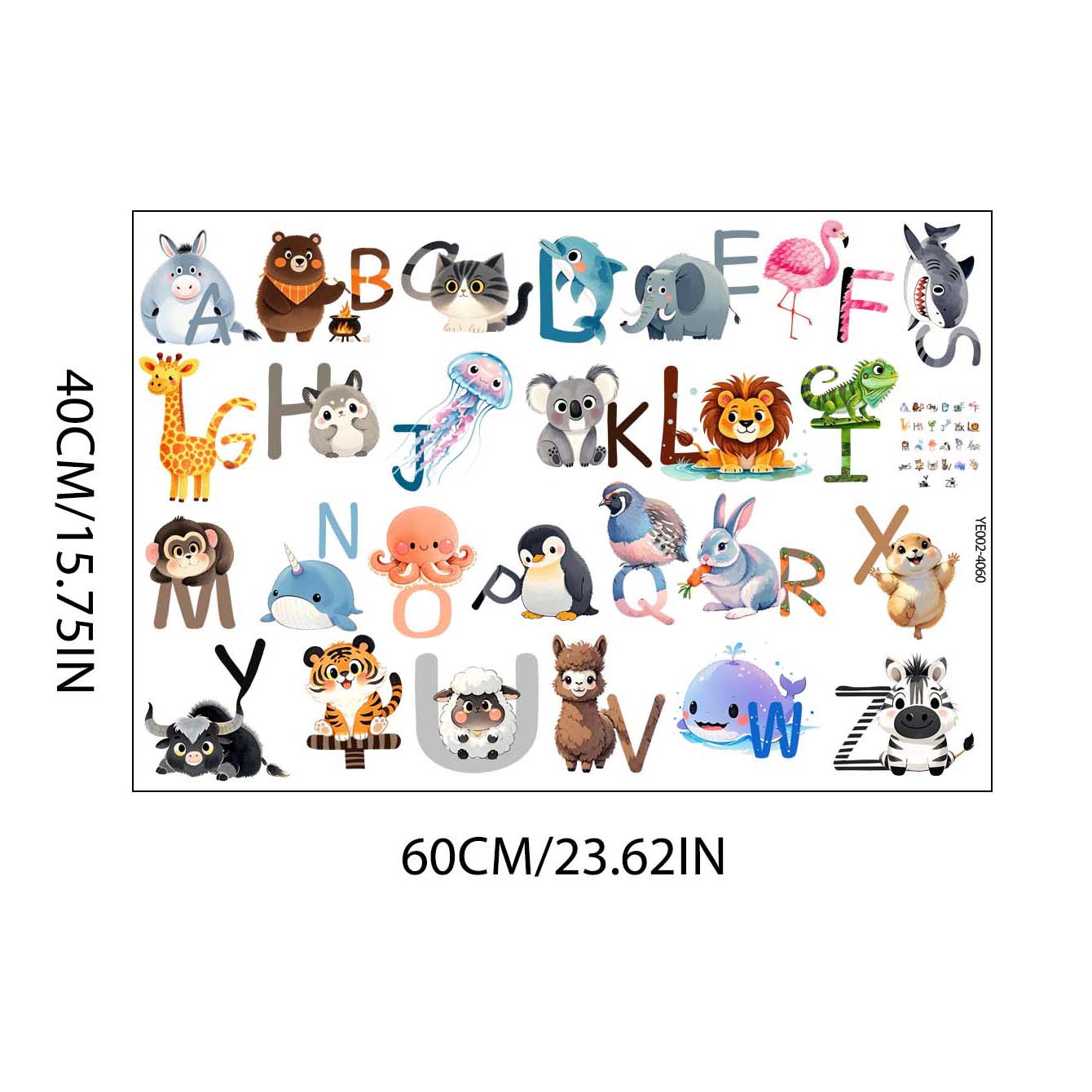 26 Buchstaben Englisches Alpha – Kids Education Wallpaper Bewertung und Preis