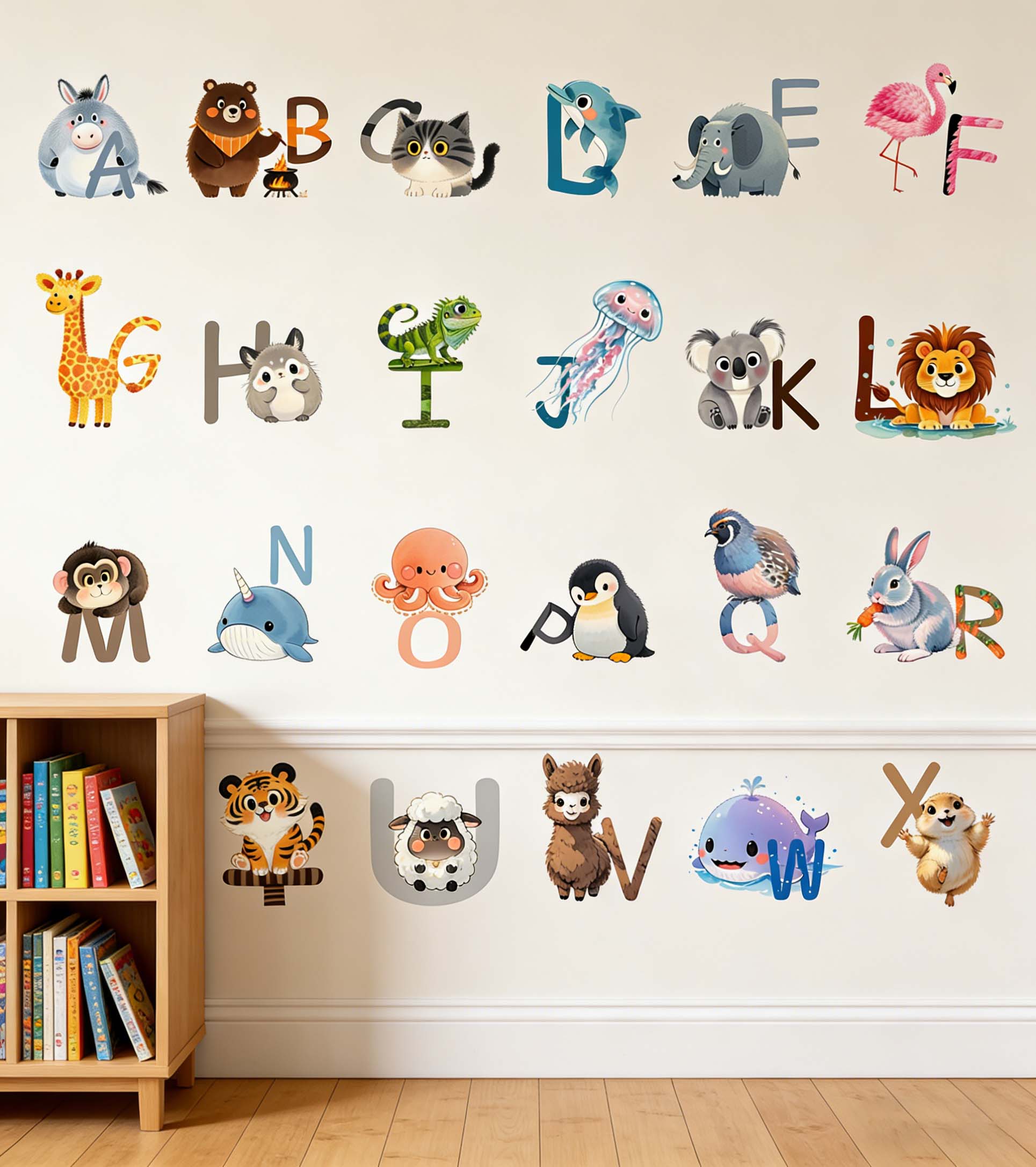 26 Buchstaben Englisches Alpha – Kids Education Wallpaper Bewertung und Preis