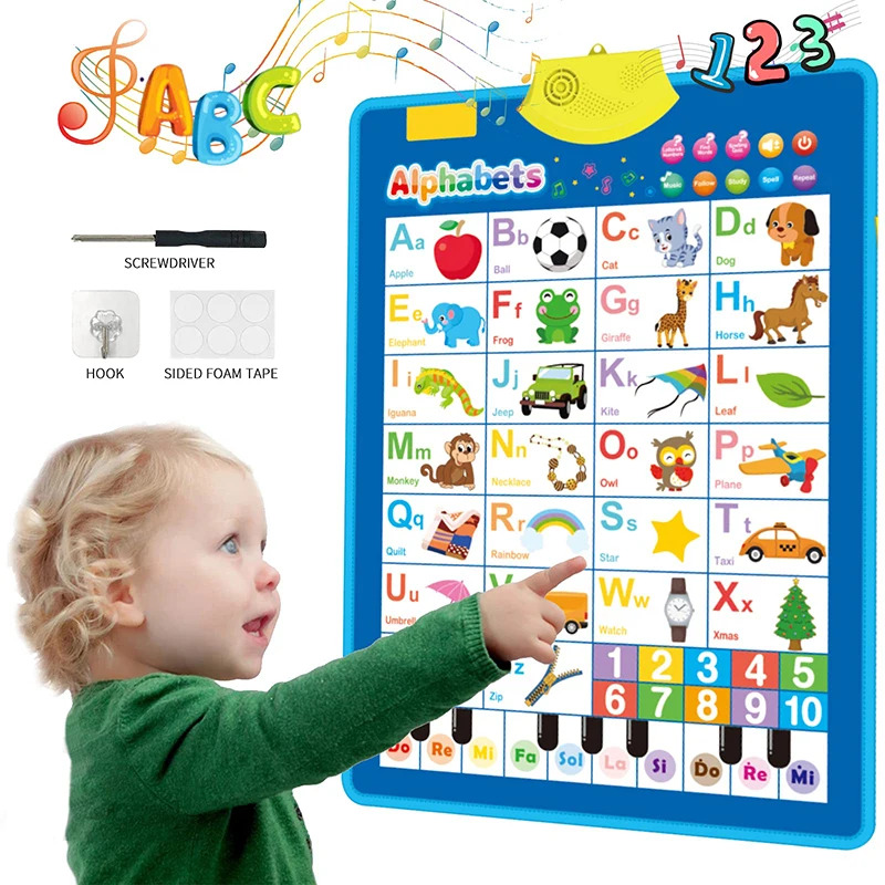 Elektronisches englisches Alph – Kids Educational Posters Bewertung und Preis