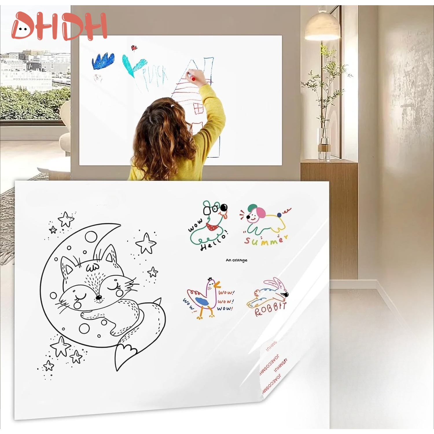 Malrolle für Kinder – Abzieh-  – Kids Education Wallpaper Bewertung und Preis